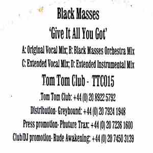 Black Masses - Give It All U Got download free