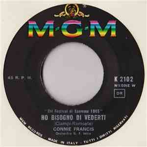 Connie Francis - Ho Bisogno Di Vederti download free