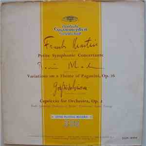 Frank Martin , Boris Blacher, Gottfried von Einem, Radio-Symphonie-Orchester Berlin, Ferenc Fricsay - Petite Symphonie Concertante - Variations On A Theme Of Paganini Op.26 - Capriccio For Orchestra Op.2 download free