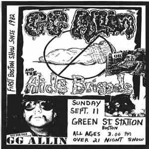 GG Allin - Green St. Station Boston, MA September 11, 1988 download free
