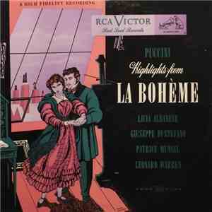 Puccini, Licia Albanese, Patrice Munsel, Giuseppe di Stefano, Leonard Warren, RCA Victor Orchestra - Highlights From La Bohème download free