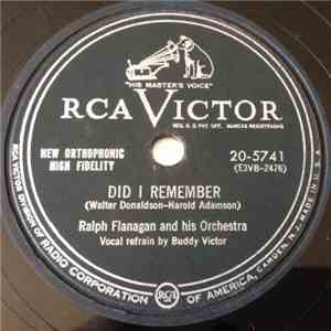Ralph Flanagan And His Orchestra - Did I Remember / Lullaby Of Birdland download free